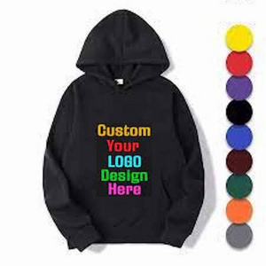 Factory Wholesale Puff Printing No String Cut Edge Hoodies Custom Logo Heavyweight 100% Cotton Raw Hem Hoodie For Men