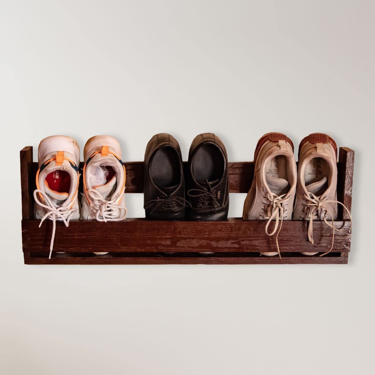 Wooden Shoe Rack Stand Space Saving Storage Rack  Shelf Furniture,Engineered Wood Shoe Cabinet Storage for Home/Shoe Rack,