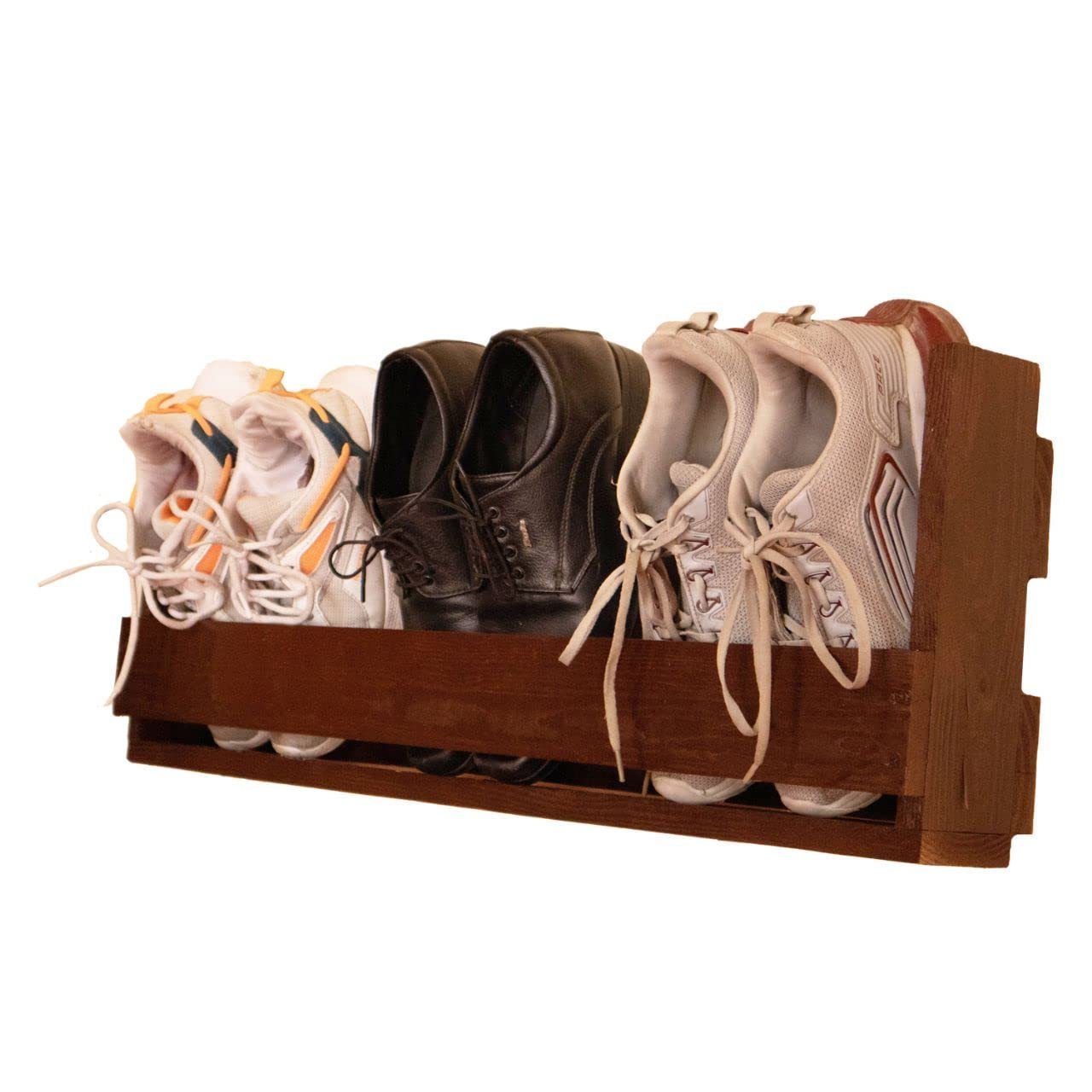 Wooden Shoe Rack Stand Space Saving Storage Rack  Shelf Furniture,Engineered Wood Shoe Cabinet Storage for Home/Shoe Rack,