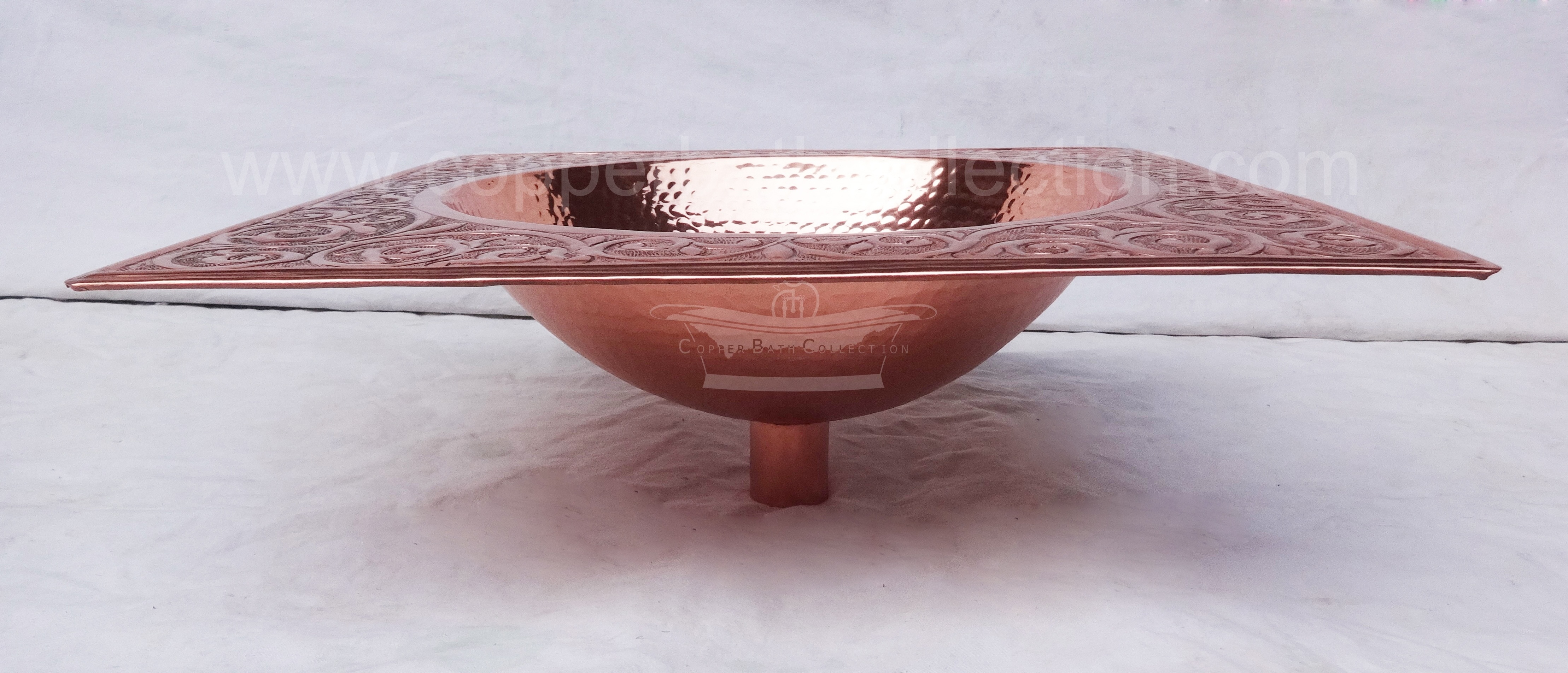 Hot Selling 100% Oval Shape Antique Handmade Copper Bathroom Sink Wash Basin