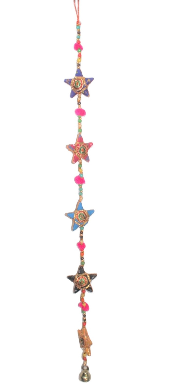 Ready to Ship High Quality boho Christmas star moon handmade wall door hanging  decoration supplies for Home Decor from India