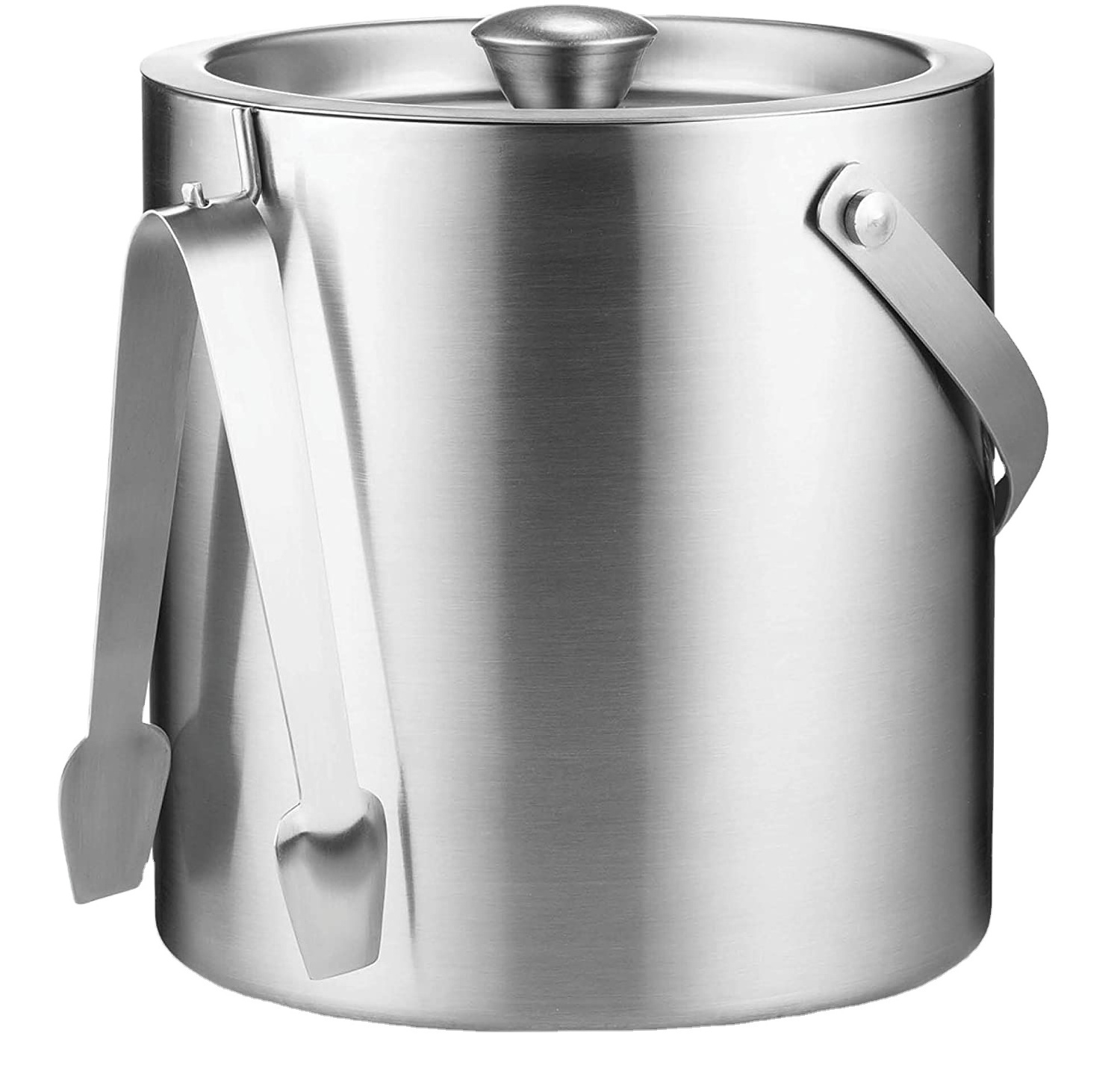 New Creation Factory Modern Luxury Logo Customization Stainless Steel Ice Buckets Suppliers with Lid