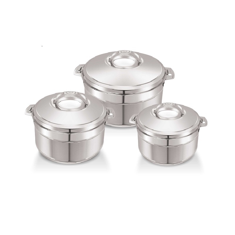 High Quality Stainless Steel Food Warmer Pot Casserole Food Warmer Pot Steam Insulated Casserole Hot Pot Hot Sale