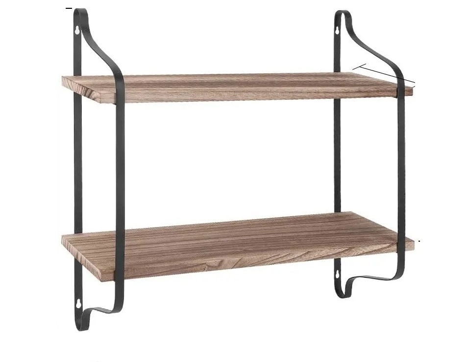 Most Selling Wall Mounted Rack Display Shelves Rustic Storage Shelf for Room and Bedroom from India