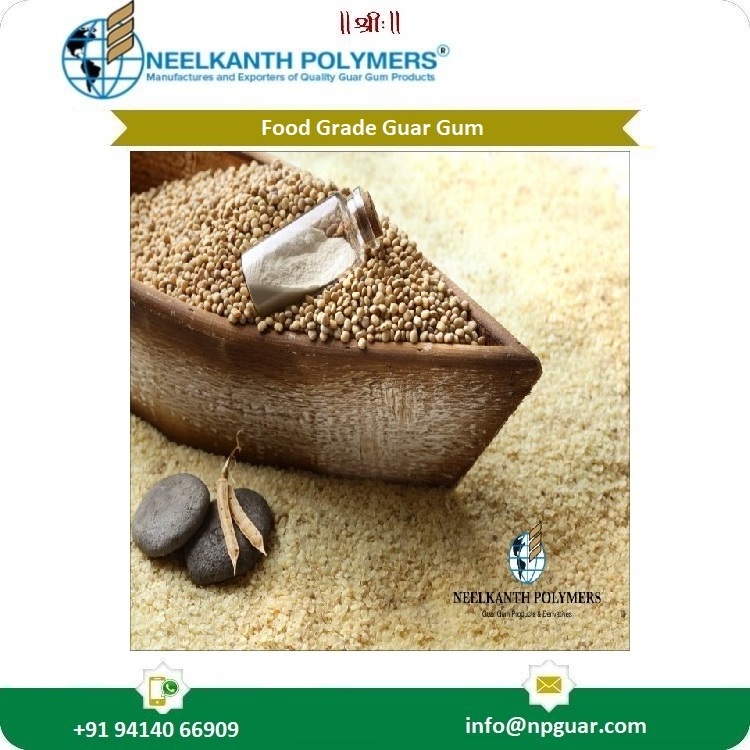 Top Quality Food Grade Guar Gum Powder Endosperm Extract Water Soluble Powder Guar Gum ISO Factory Supply Food Grade Gelatin