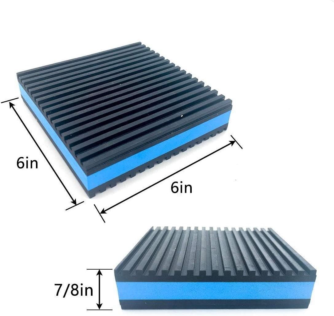 Anti Vibration Rubber Pads Cork Sandwich Vibration Isolation Pad for Chillers, HVAC  Air Compressor  Washer and Dryer, Air Cond