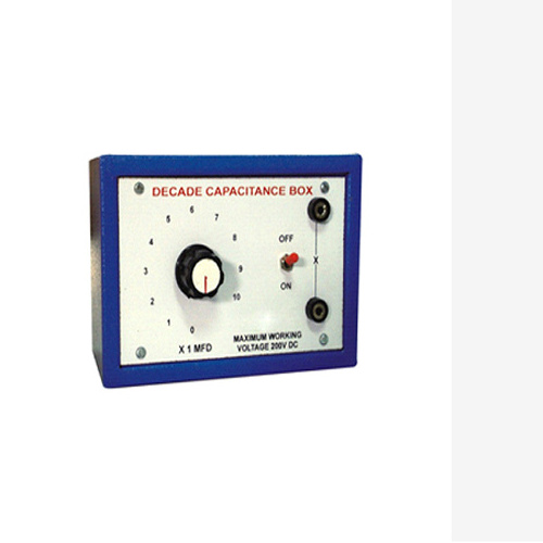 DECADE CAPACITANCE BOX Decade boxes are made for resistance capacitance and inductance