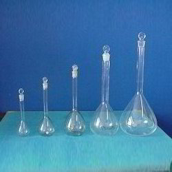 Volumetric Flask is a kind of laboratory flask calibrated to hold an accurate specific volume at a specific temperature.