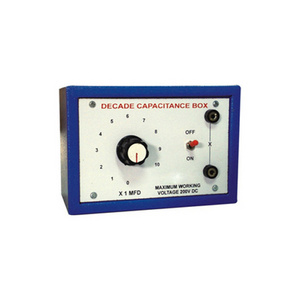 DECADE CAPACITANCE BOX Decade boxes are made for resistance capacitance and inductance