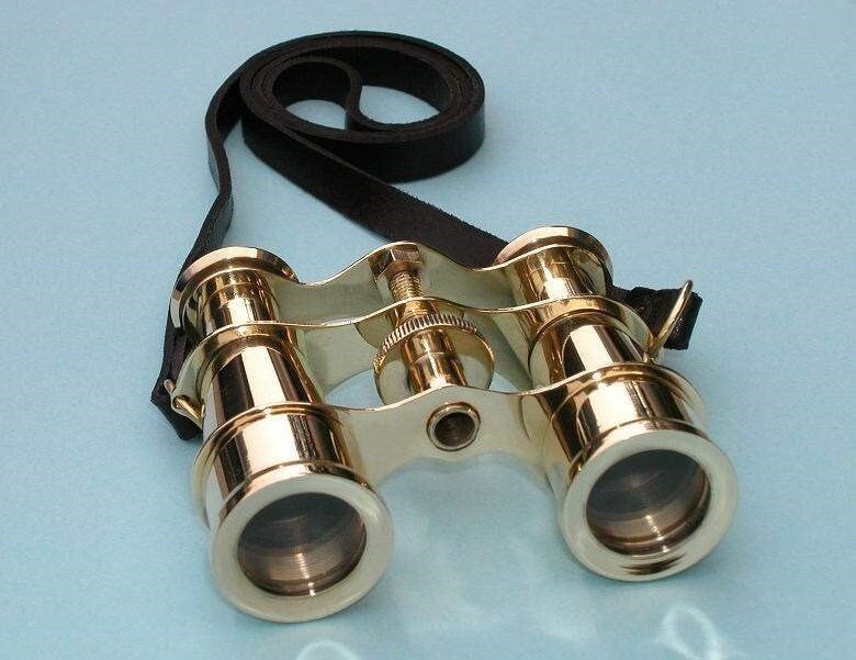 Solid Brass Opera Nickle Plated Binocular Nautical Search Telescope Binocular for Sale At low Price