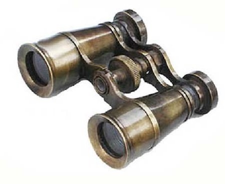 Solid Brass Opera Nickle Plated Binocular Nautical Search Telescope Binocular for Sale At low Price