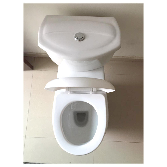 Modular Bathroom Toilet Seat Aqua Two Piece WC Toilet Seat Ceramic White Modern Bathroom Design Toilet Seat