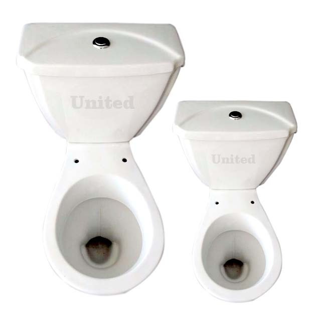 Irani WC Two Piece S / P Trap WC Sanitary Ware with Dual Flush System Soft Seat Cover and Bidet