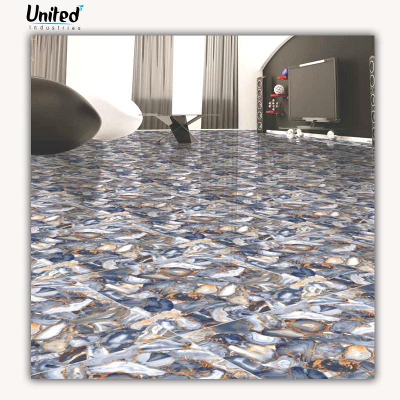 Magnetic Polished Glazed Porcelain Tiles 600 x 600 mm Flooring Tile Smooth Glossy Surface Digital Marble Stone Square Floor Tile