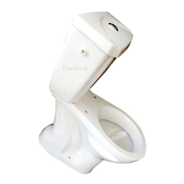 Irani WC Two Piece S / P Trap WC Sanitary Ware with Dual Flush System Soft Seat Cover and Bidet