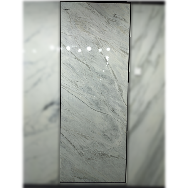 Flury Design Feather Print Glazed Porcelain Slabs 120 x 320cm smooth matt surface For Bedroom And Waiting Room