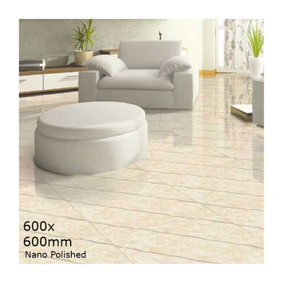 Luxurious Tile for Living Room 600x600mm Polished Porcelain Soluble Salt Floor Tile NANO Vitrified 60x60 cm Flooring Tiles