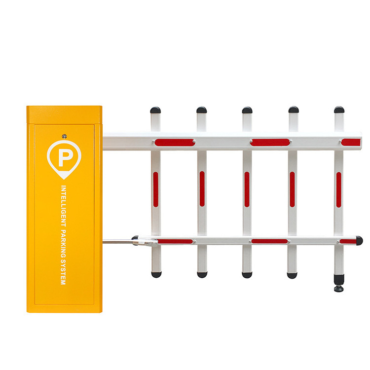 Adjustable Parking Lot Gate Barrier 24VDC Brushless Motor Rfid Automatic Boom Barrier Gate