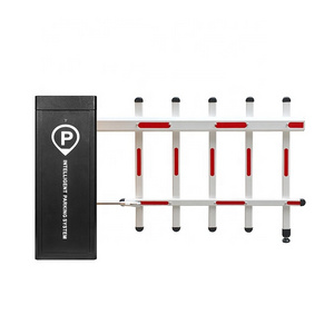 Adjustable Parking Lot Gate Barrier 24VDC Brushless Motor Rfid Automatic Boom Barrier Gate