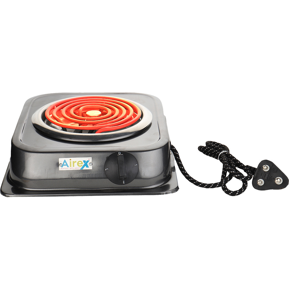 Airex Electric Hot Plate Powder Coated Spiral Type Coil Electric Cooking Hot Plate Stove Electric Cooking Heater 1250 Watt