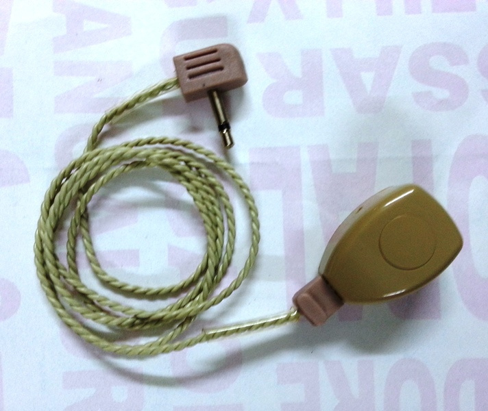 hearing aid bone conduction 2 pin beige color