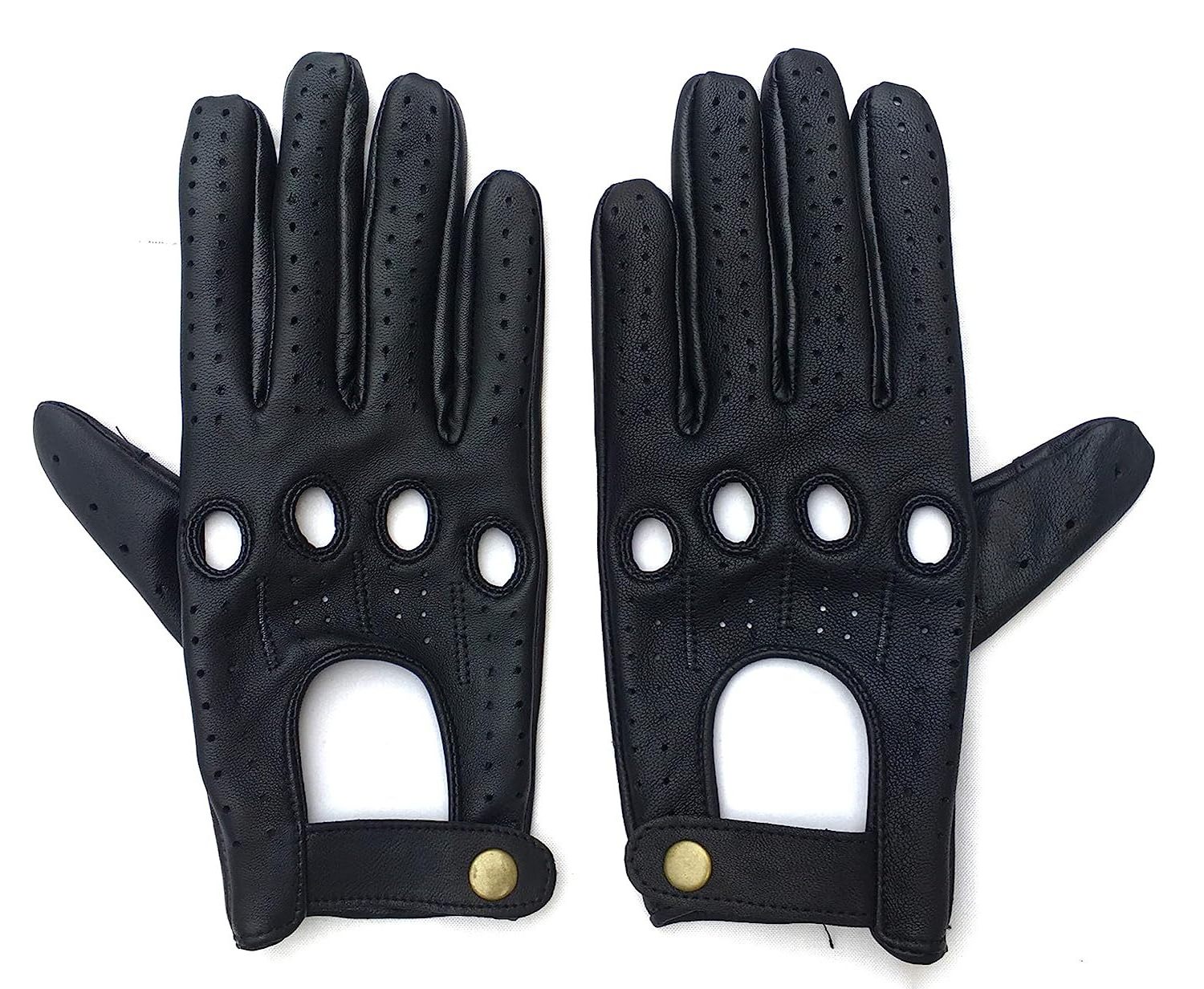 Customized Top quality Men's Women's Car Driving Riding Motorcycle Cycling Pure Gloves Anti-Slip Sports Genuine Leather Gloves