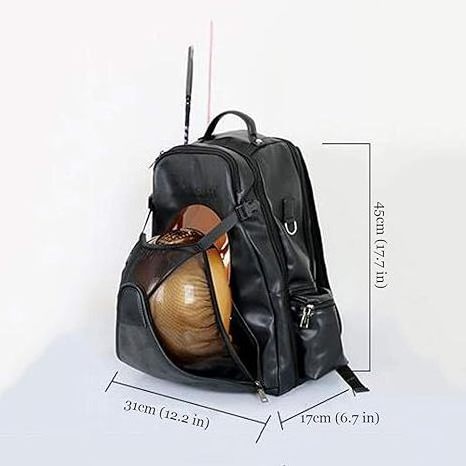 Cheap High Quality Customized Synthathic Leather Sports Horse Riding Boots Saddle carry Bags Waterproof Equestrian backpack bag