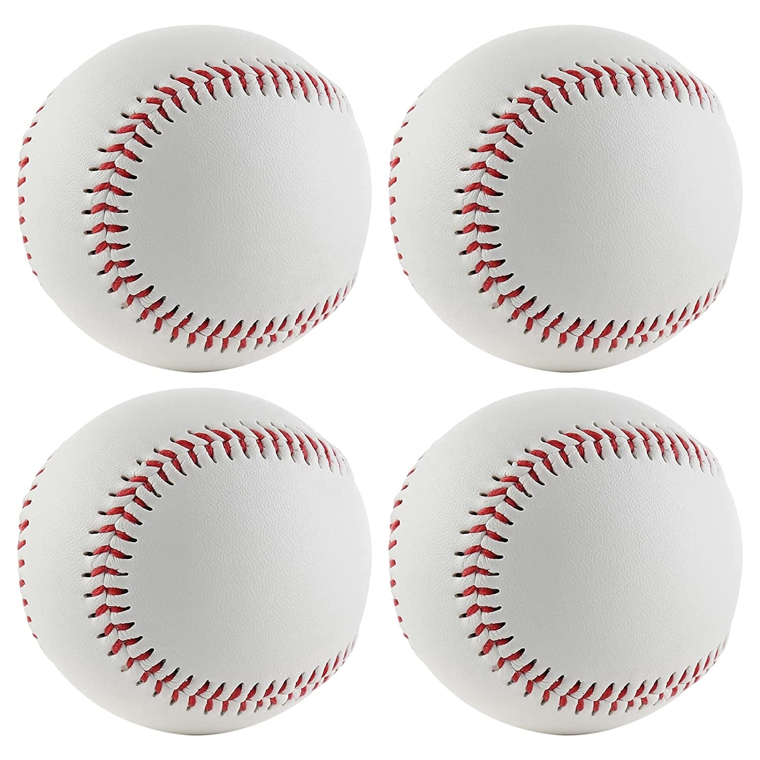 High Quality Customised Pitching Hitting 9 inch 5 OZ League Sports Composite Ball Throwing Leather Softball cork Baseball Balls