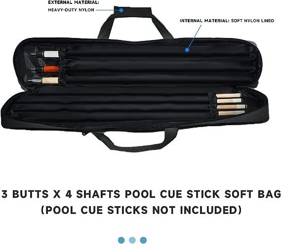 Customized Top Quality Cheap Travel OEM Snooker Pool Cue Case Stick brilliards Carry Bags Light weight brilliard sticks Rod Bag