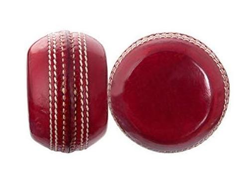 Cheap High Quality Custom Logo Genuine Soft Leather 2,4 Pieces Flat Cricket Batting Balls Hand Stitched Practice Tape Hard Ball