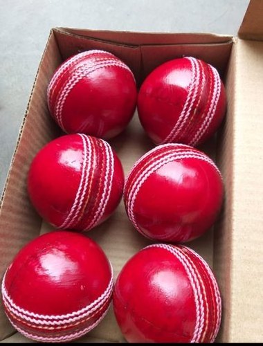 Professional Customised High Quality Cricketer Batting Swing Leather Ball Hand Stitch Practice Training Cricket Hard Tape Balls