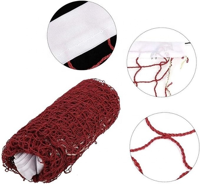 High Quality Customised Re bounder Volleyball Beach Portable Netting Post Court Nets Inflatable Badminton Squash Lawn Tennis Net