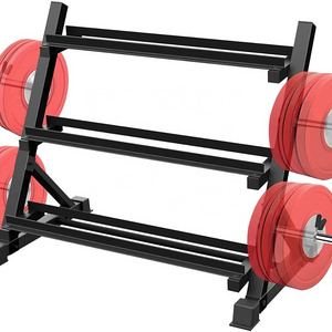 Hot Home Fitness Equipment Gym Rack Commercial Metal Steel Unisex OEM Steel Building Weight Plates Dumbbell Barbel Bar Racks