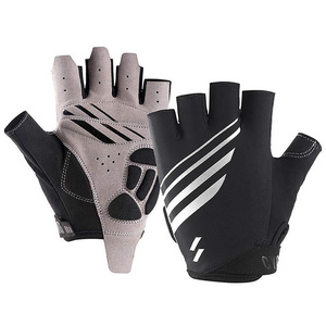 Wholesale prices Top Quality Customized Half Finger Cycling  Racking Hiking Climbing GYM Exercise Bike Gloves PU Leather Glove