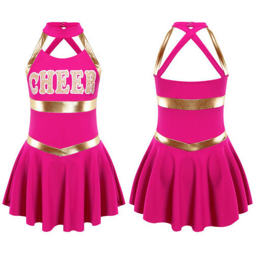 Factory Wholesale Top quality Athletic Women Cheerleader Uniforms Custom Cheer leading Costumes Halloween Dresses Sports wear