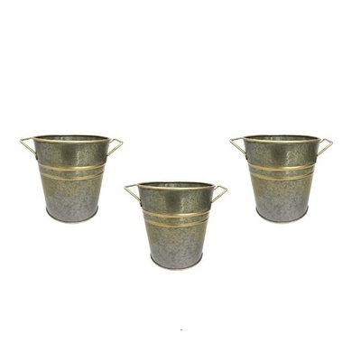 Metal Planters for Living Room Flower Pots for Home Decoration Tree Pots for Indoor Outdoor Garden Balcony Decor Plant