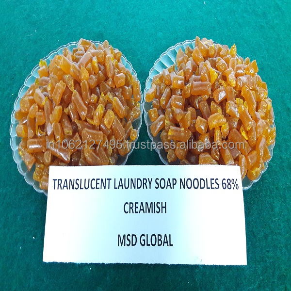 Translucent laundry soap noodles 68%