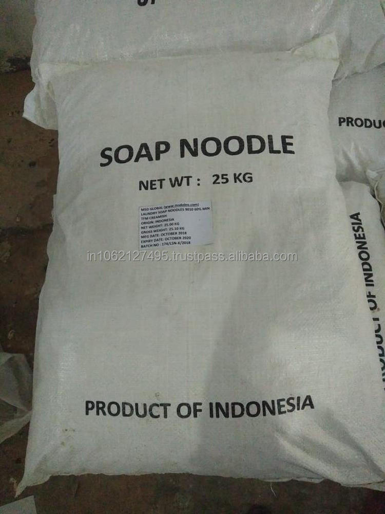 Translucent laundry soap noodles 68%