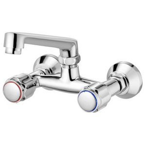 Sink Mixer U Bend Eco Double Lever Faucet Tap Is A Type Of Faucet That Combines Hot And Cold Water Supplies Into One Tap