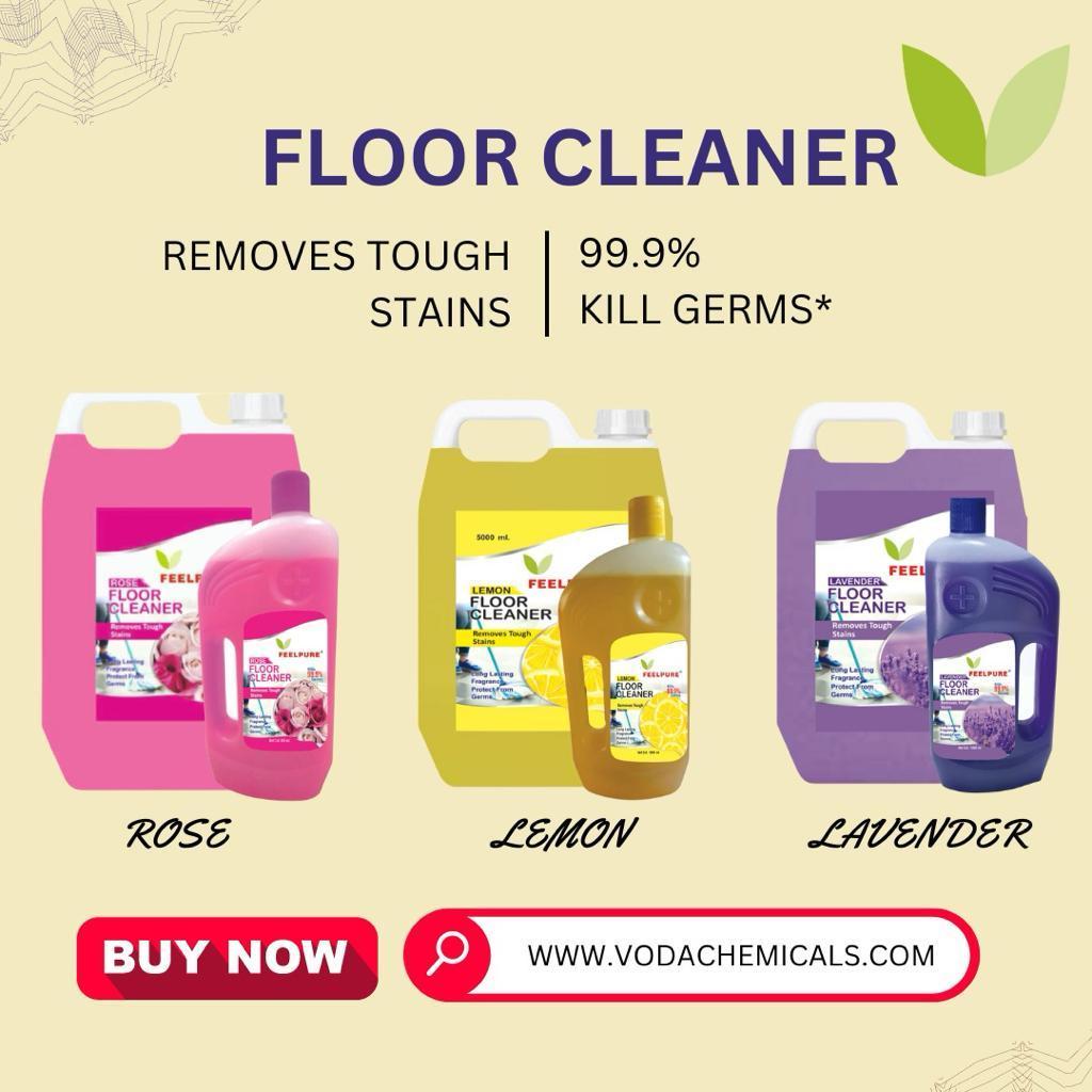 Floor Cleaner 5 Liter Rose with customized Fragrance and Customized Packaging Size available Housekeeping Cleaning Product