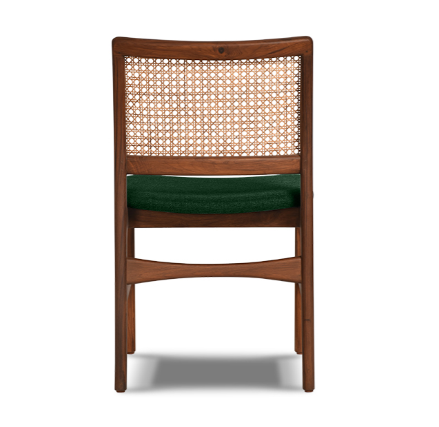 modern luxury vintage antique royal living room dining chair furniture handmade wooden rattan cane upholstered dining chair