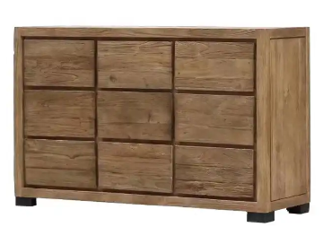 modern luxury vintage royal rustic antique hudson style living room solid wood buffet 9 drawers chest sideboard storage cabinet