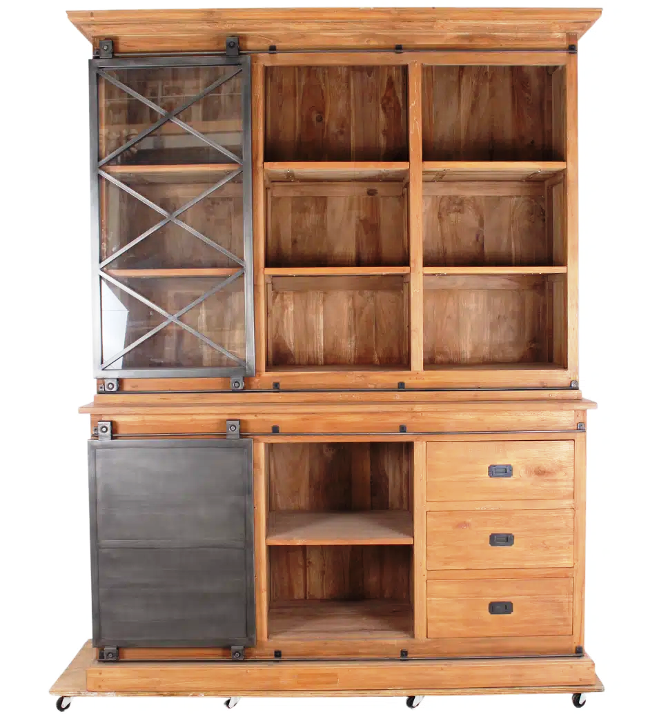 Wholesale High Quality Modern Luxury Living Room Dresser Sideboard Furniture Wooden Industrial Display Cabinet With Sliding Door