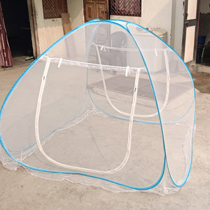 Factory-Made Pop-Up Mosquito Net Tent Portable Folding Bed Canopy for Double Beds Easy Installation Free