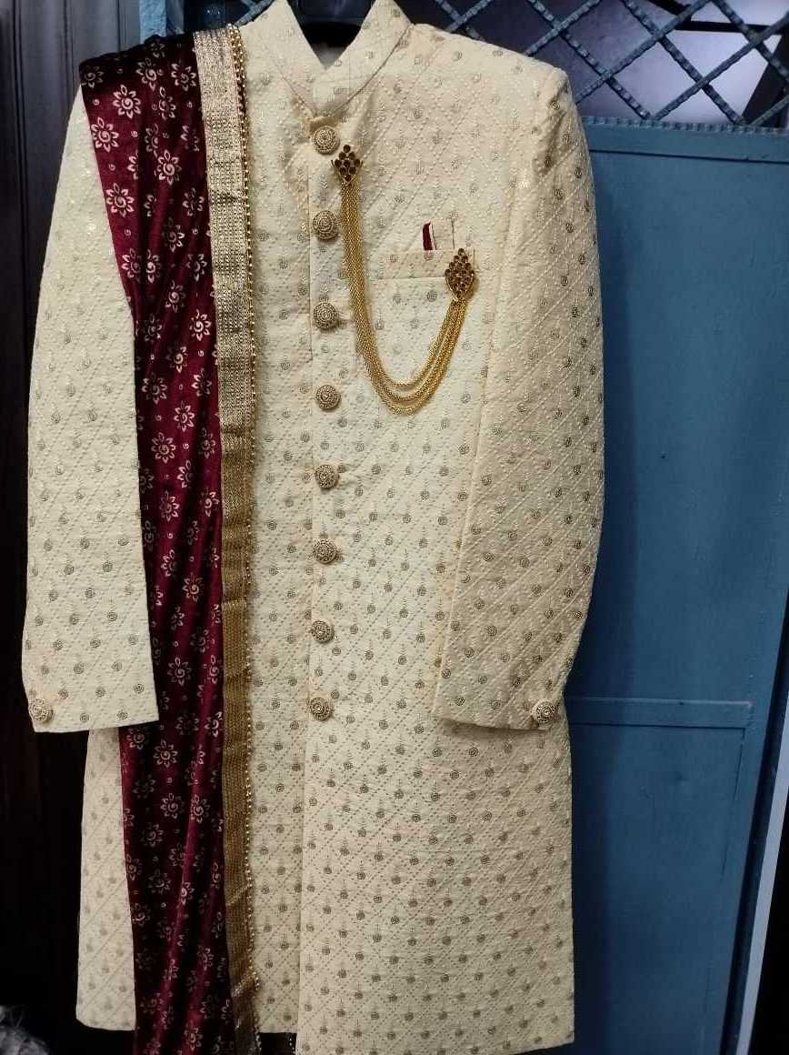 Newly arrival Indian Wedding Sherwanis Mens available in high quantity at competitive prices by Indian supplier