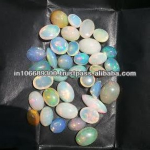 Natural opal CABOCHONS " Honey comb pattern" " Ethiopian opal"