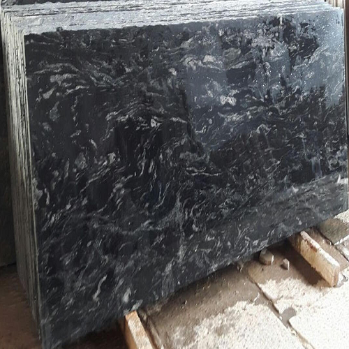 Beautiful Forever Black Granite Marble Slab Factory Supply Direct Natural Stone Marble for Home Kitchen Counter Top