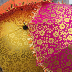 Decorative Umbrellas Decorated Printed Indian Wedding Umbrella Vintage Sun Parasols Party Decorative