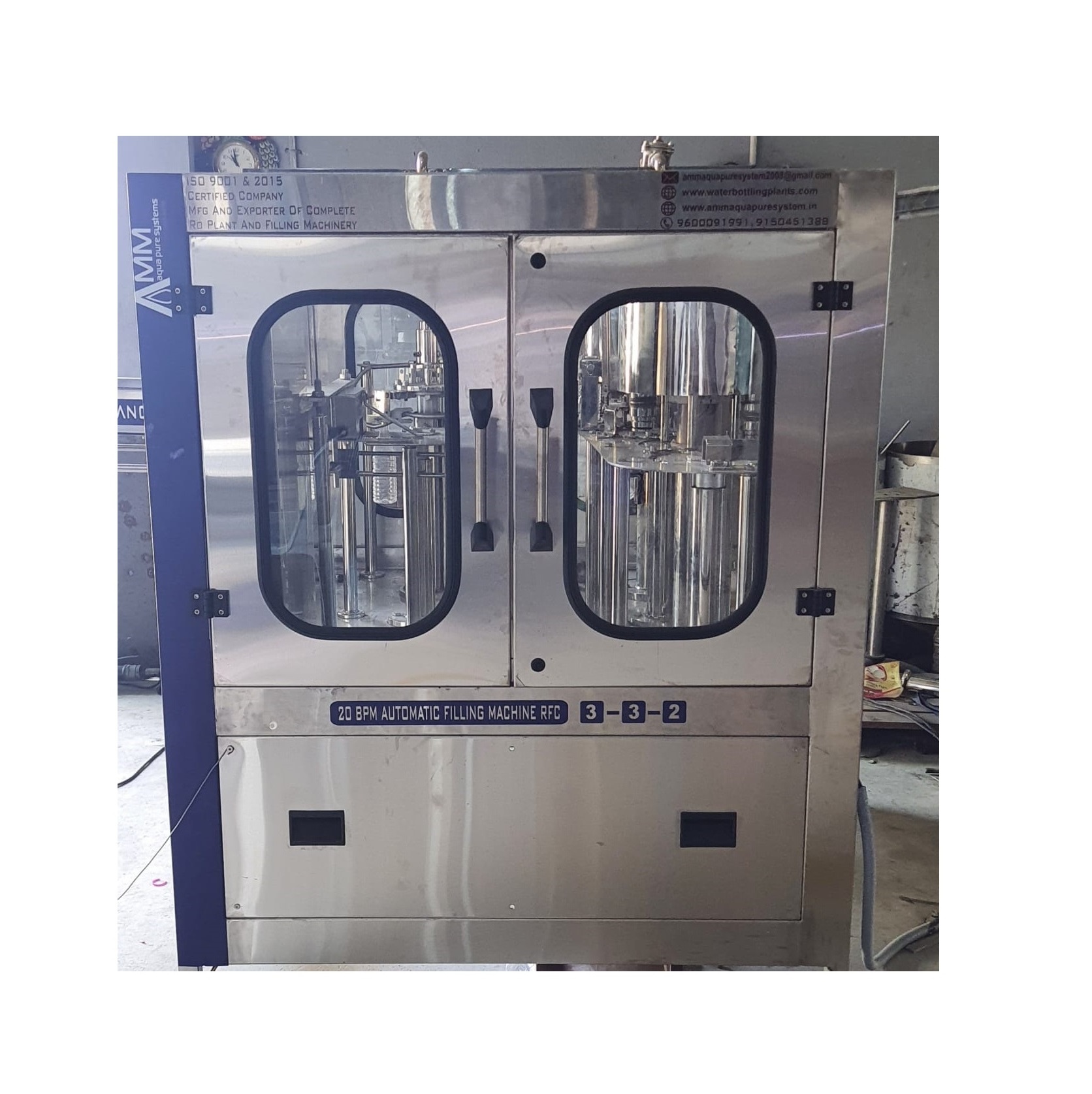 High Precision Semi Automatic Water Bottle Filling Machine for Industrial use 20 BPM Water Bottle Filling Machine from India