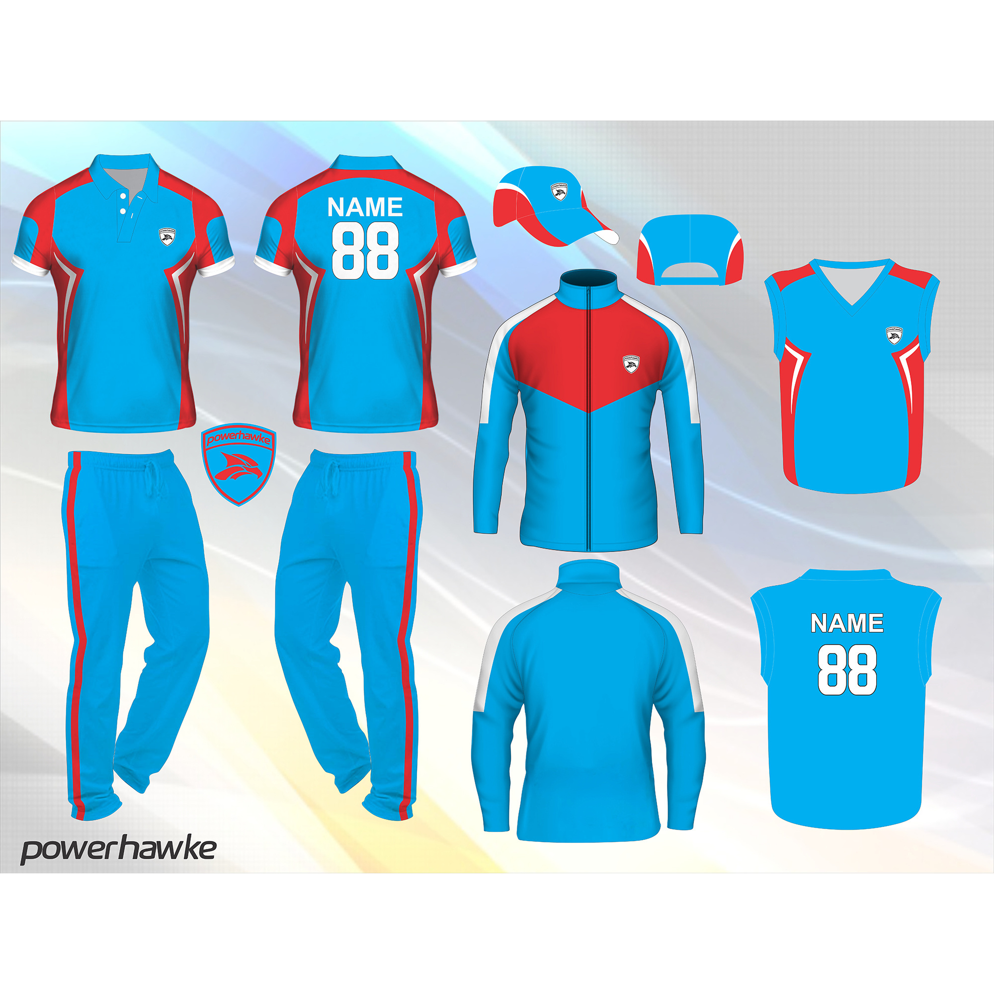 New design custom cricket team full sleeve cricket jersey design with Cricket Jumper and Jacket